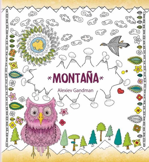 Montaña - libro para colorear