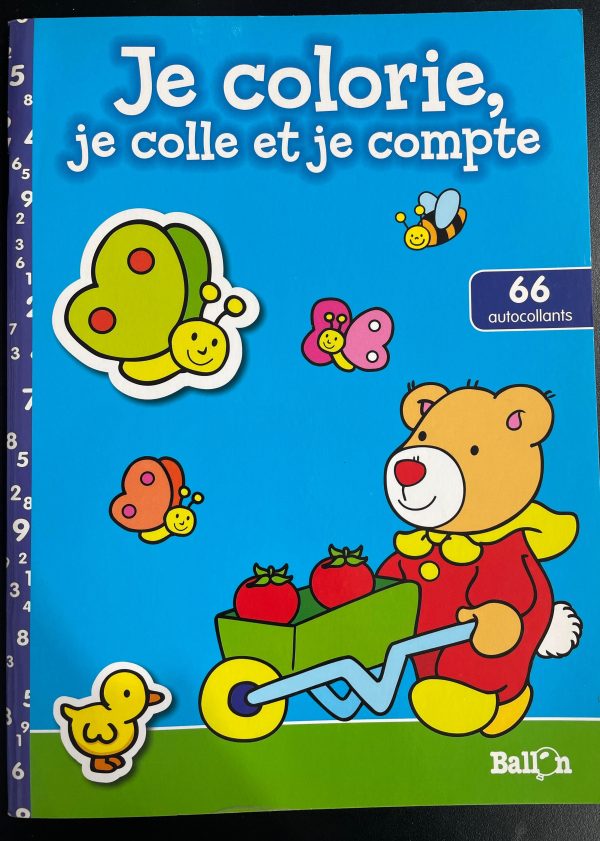 Je colorie, je colle et je compte