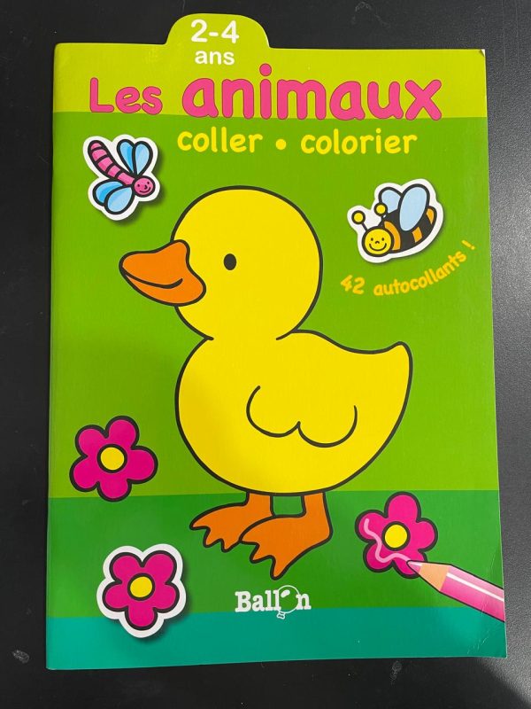Les Animaux coller- colorier