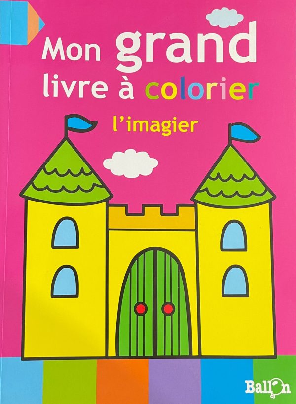 Mon grand livre á colorier l'imagier