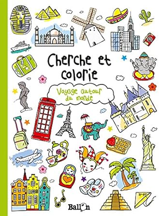 Cherche et Colorie – Voyage autour du monde