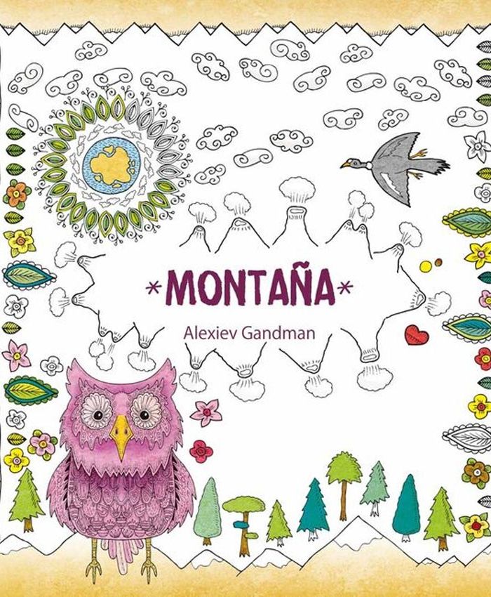 Montaña – libro para colorear