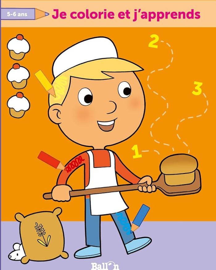 Je colorie et j’apprends 5-6 ans