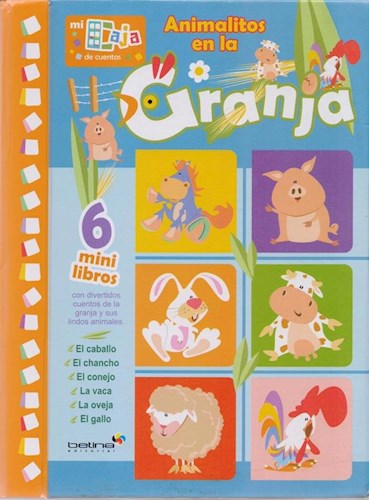 ANIMALITOS EN LA GRANJA – 6 MINI LIBROS