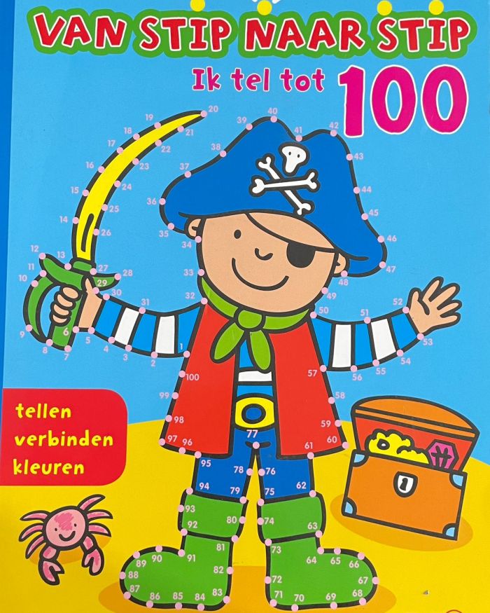 Van stip naar stip ik tel tot 100