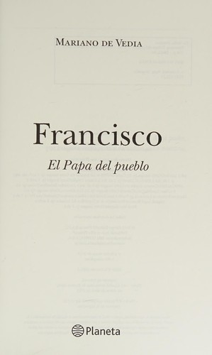 FRANCISCO, EL PAPA DEL PUEBLO